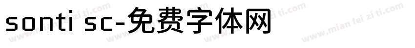 sonti sc字体转换